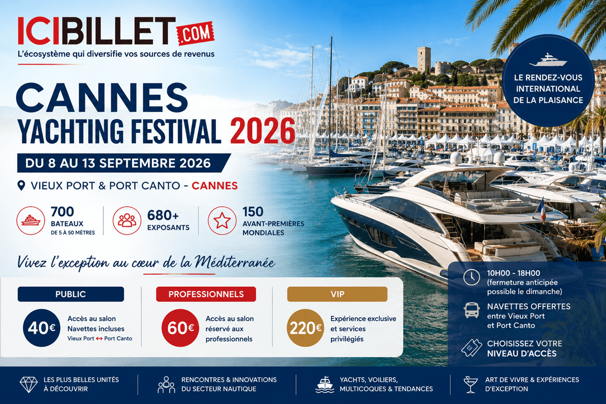Cannes Yachting Festival 2026 : combien coûte le billet pour découvrir les stars de la plaisance ?