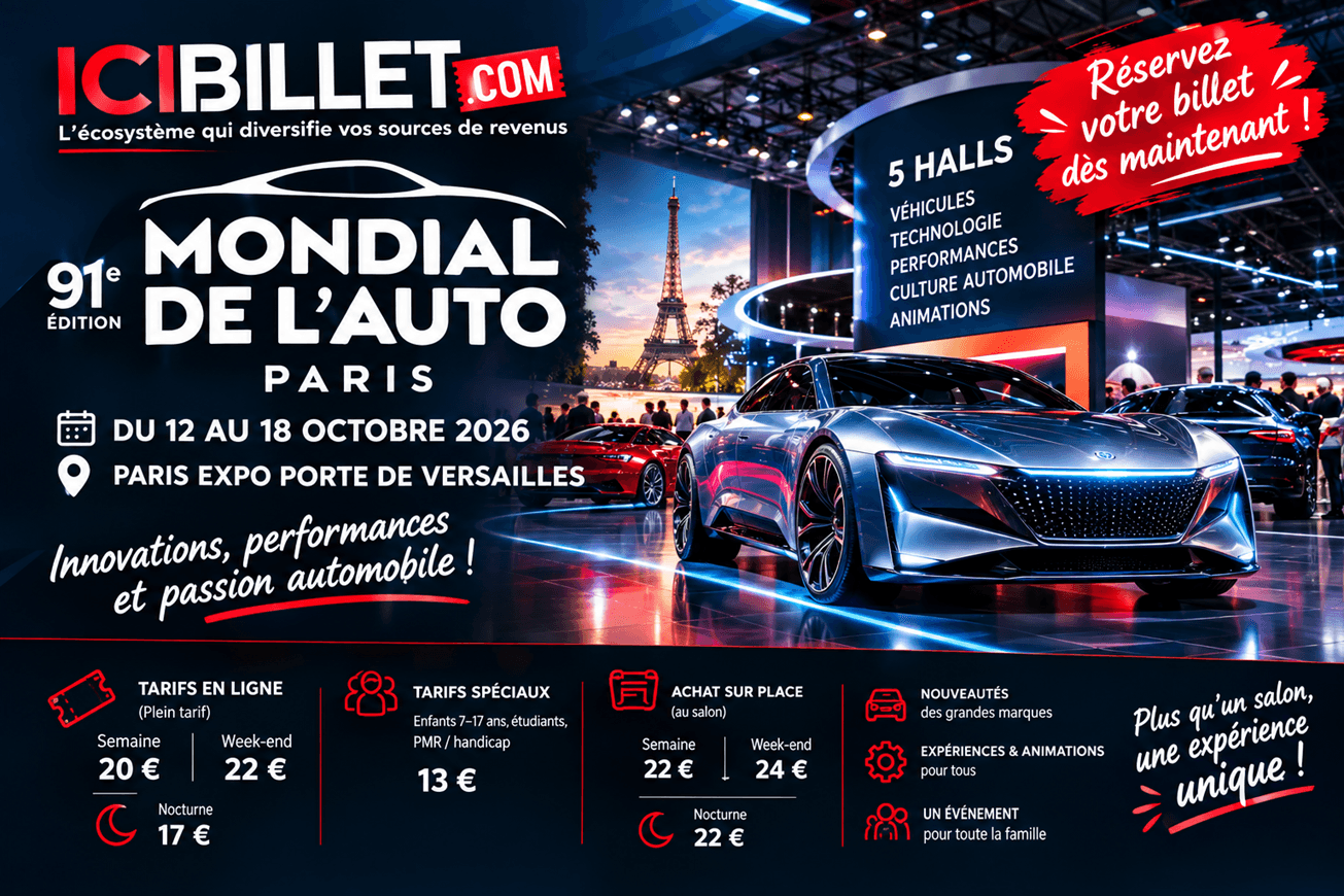 Mondial de l’Auto 2026 : la billetterie est ouverte, voici combien coûtera l’entrée
