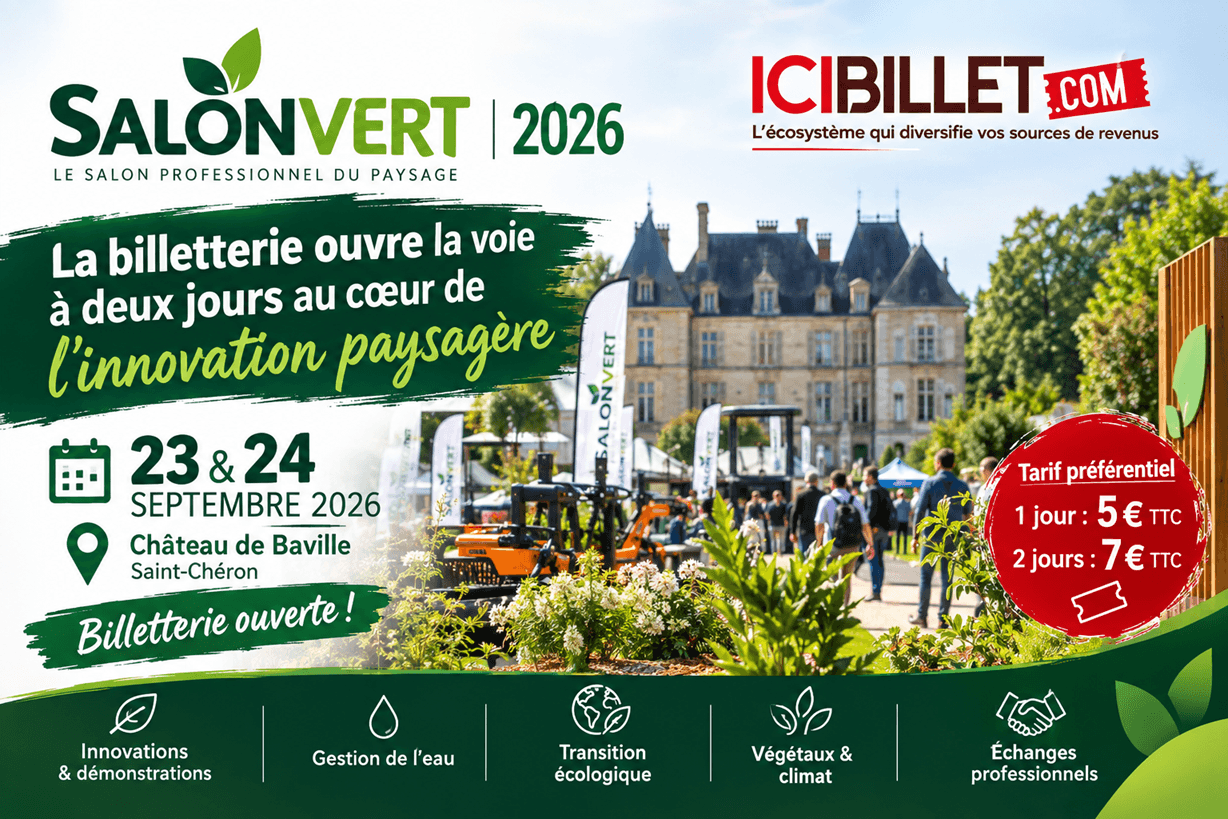 Salonvert 2026 : la billetterie ouvre la voie à deux jours au cœur de l’innovation paysagère