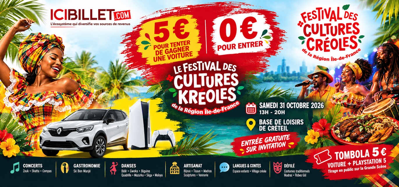 5 € pour tenter de gagner une voiture, 0 € pour entrer : le Festival des Cultures Kréyoles arrive à Créteil
