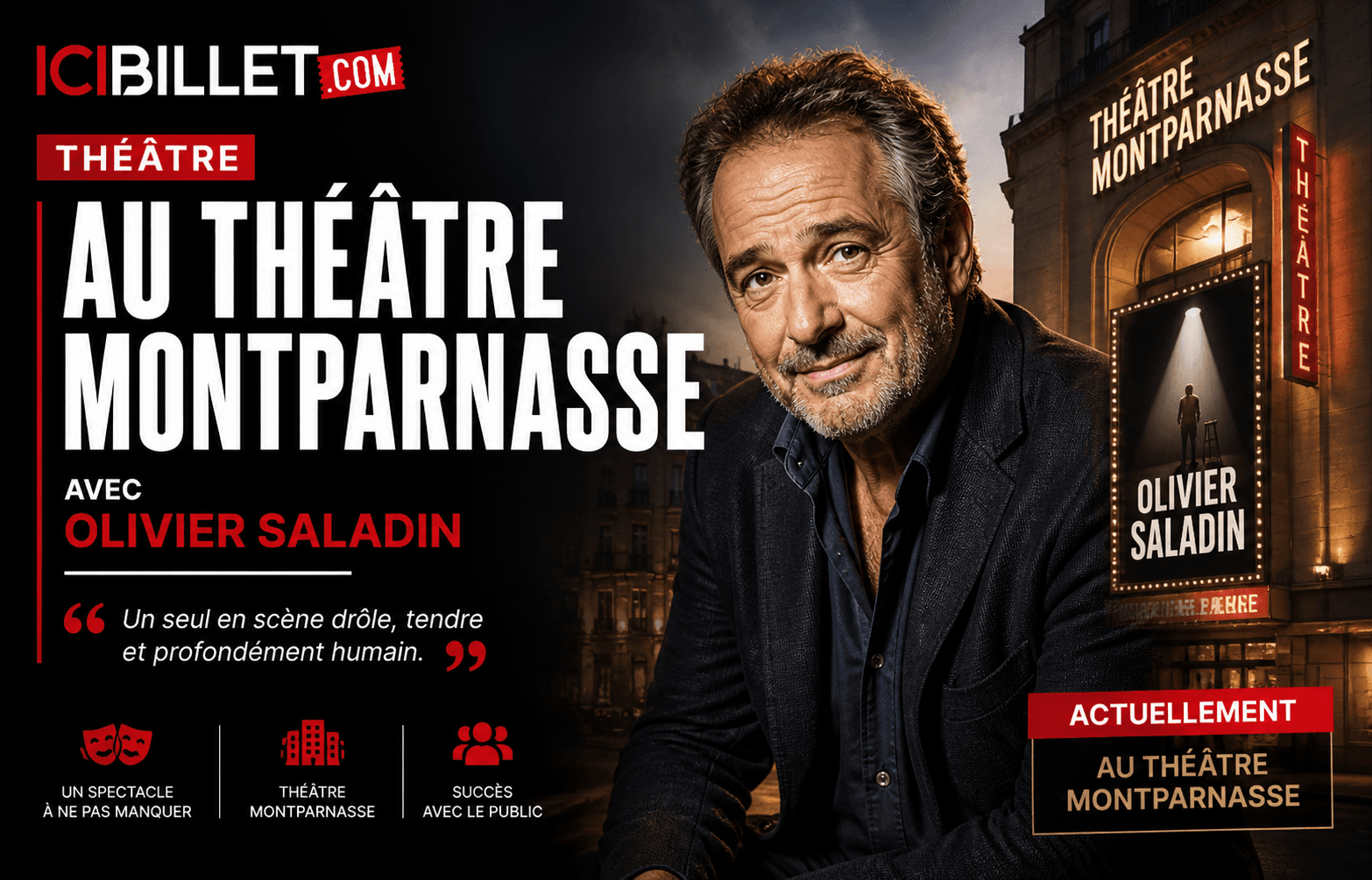 « Ancien malade des hôpitaux de Paris » : une nuit aux urgences aussi folle que jubilatoire au Théâtre Montparnasse