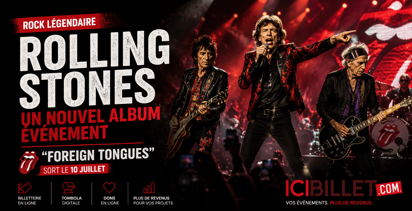 Les Rolling Stones annoncent la sortie de leur nouvel album « Foreign Tongues » le 10 juillet