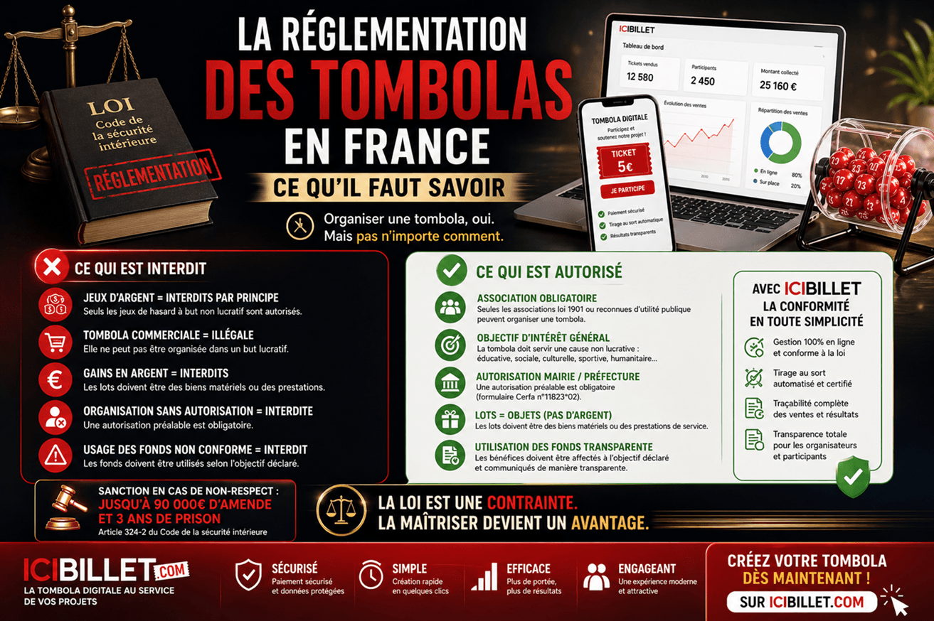 La réglementation des tombolas en France : ce qu’il faut savoir