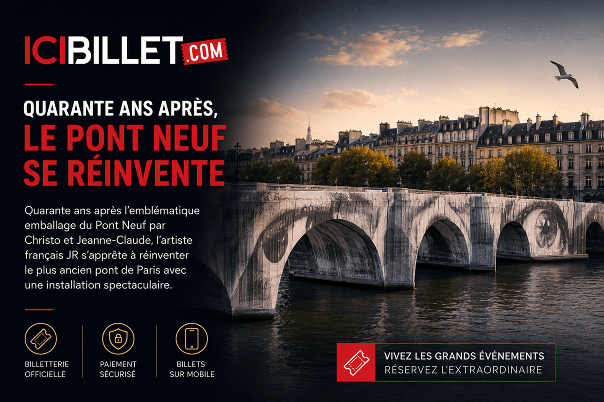 JR métamorphosera le Pont Neuf en caverne monumentale en juin