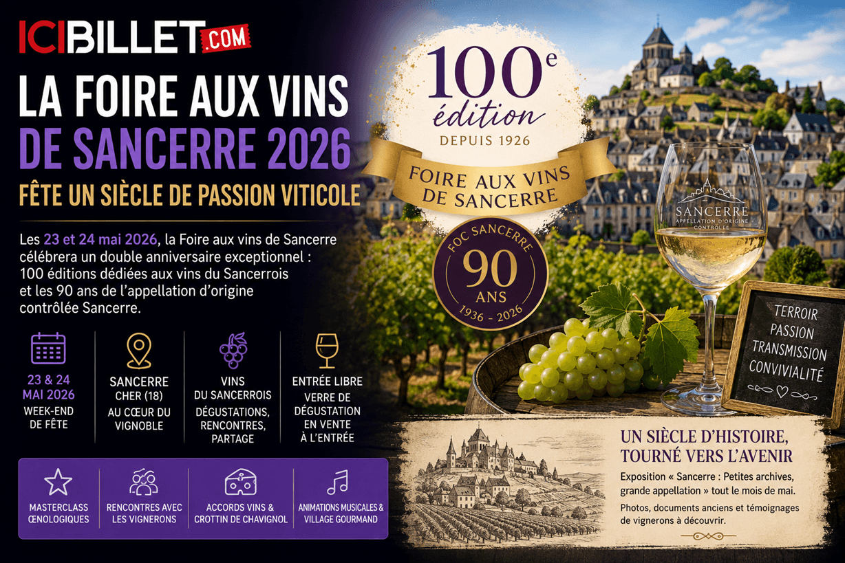 La Foire aux vins de Sancerre 2026 fête un siècle de passion viticole
