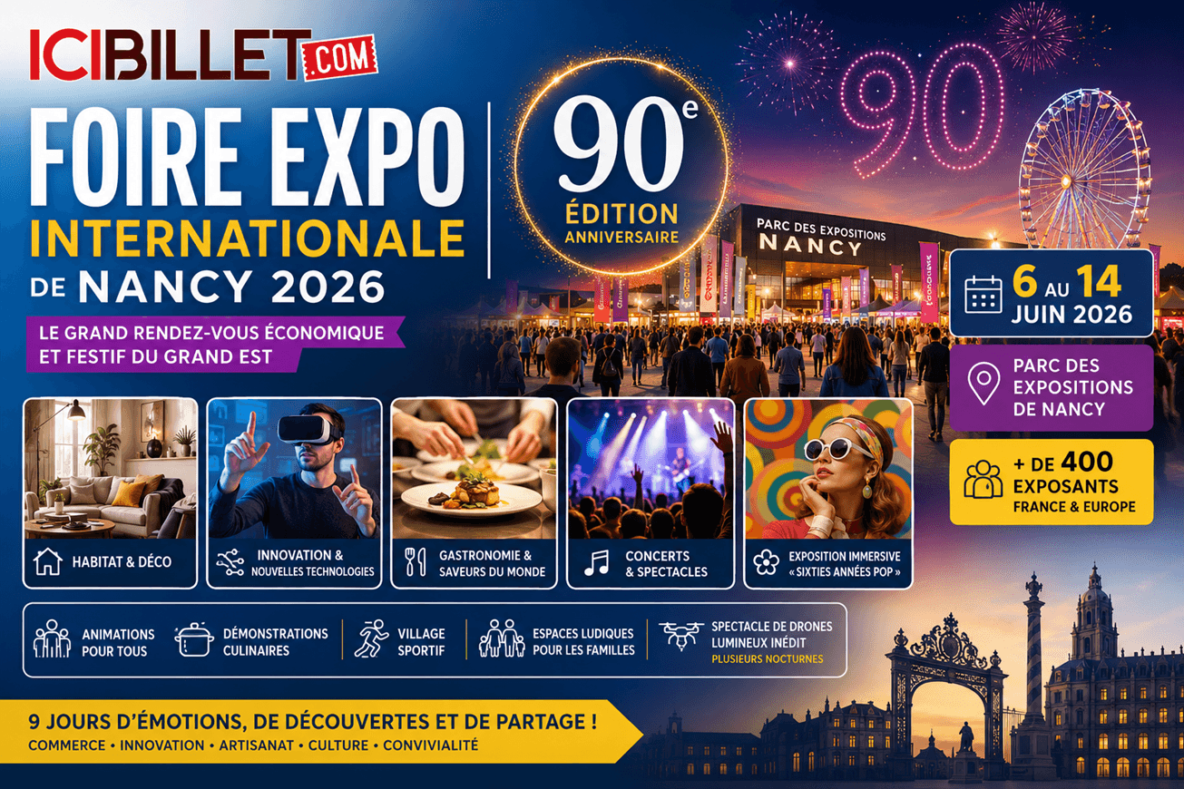 Foire Expo internationale de Nancy 2026 : le grand rendez-vous économique et festif du Grand Est