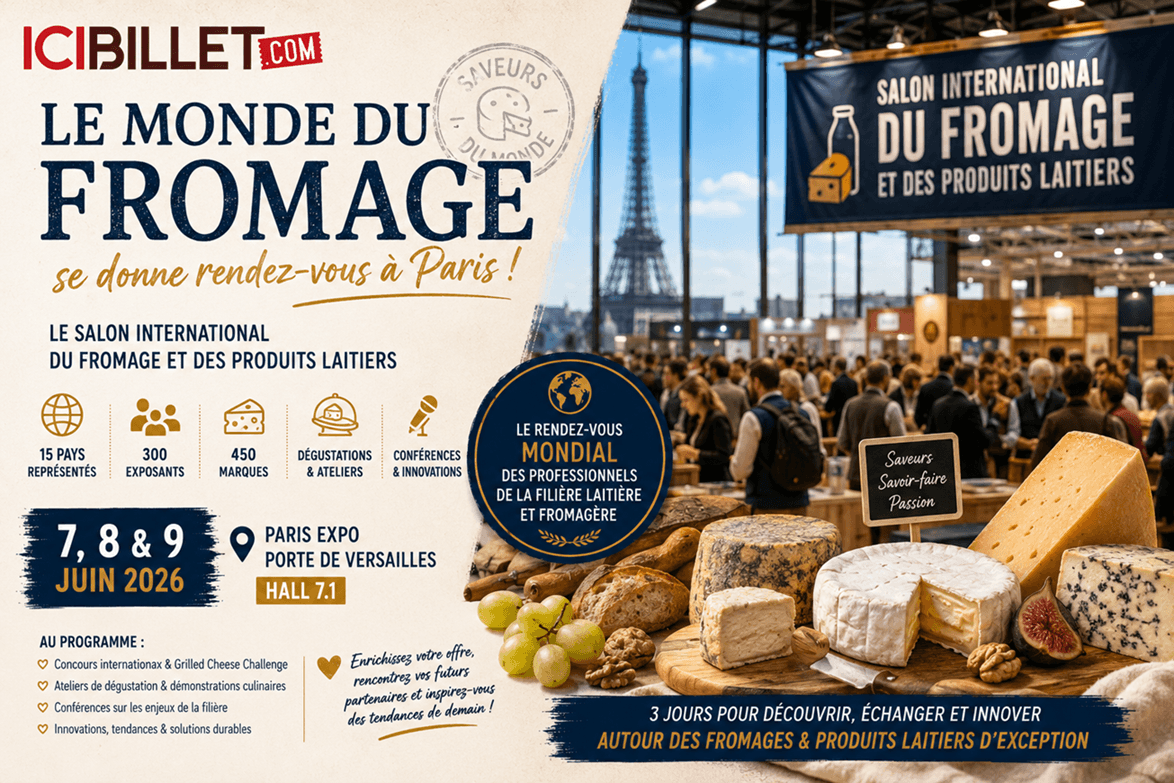 Paris accueille le grand rendez-vous mondial du fromage en 2026