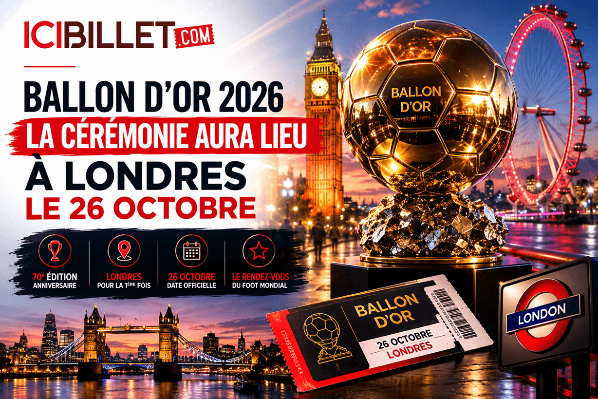 La cérémonie de la 70e édition du Ballon d’Or aura lieu à Londres le 26 octobre