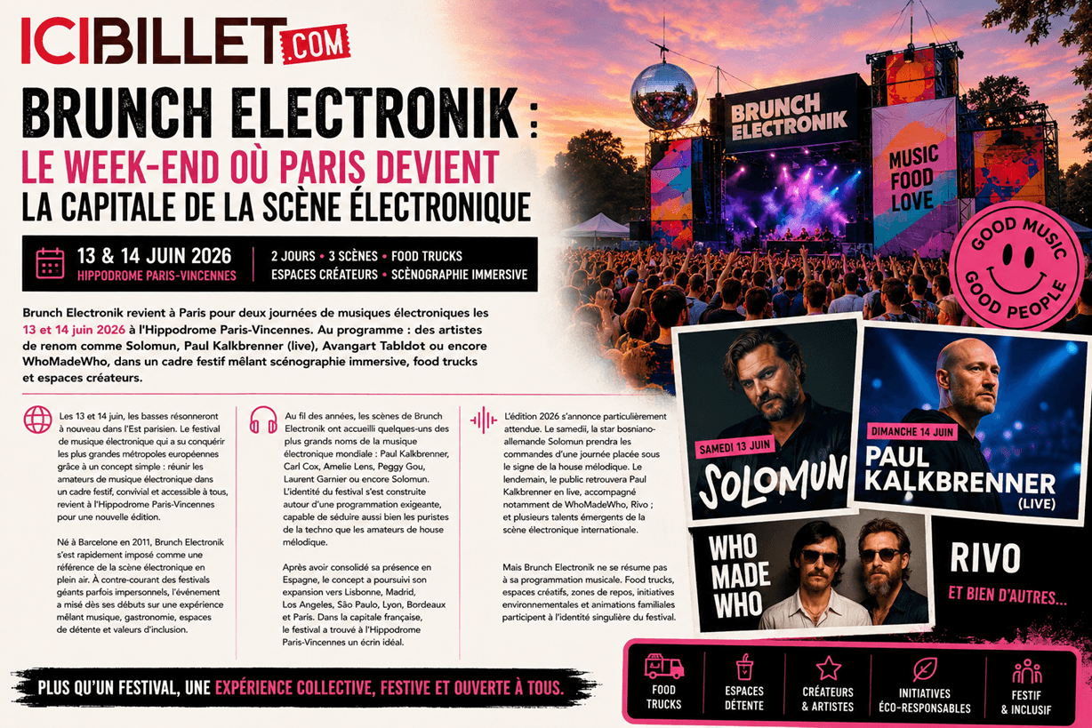 Brunch Electronik : le week-end où Paris devient la capitale de la scène électronique