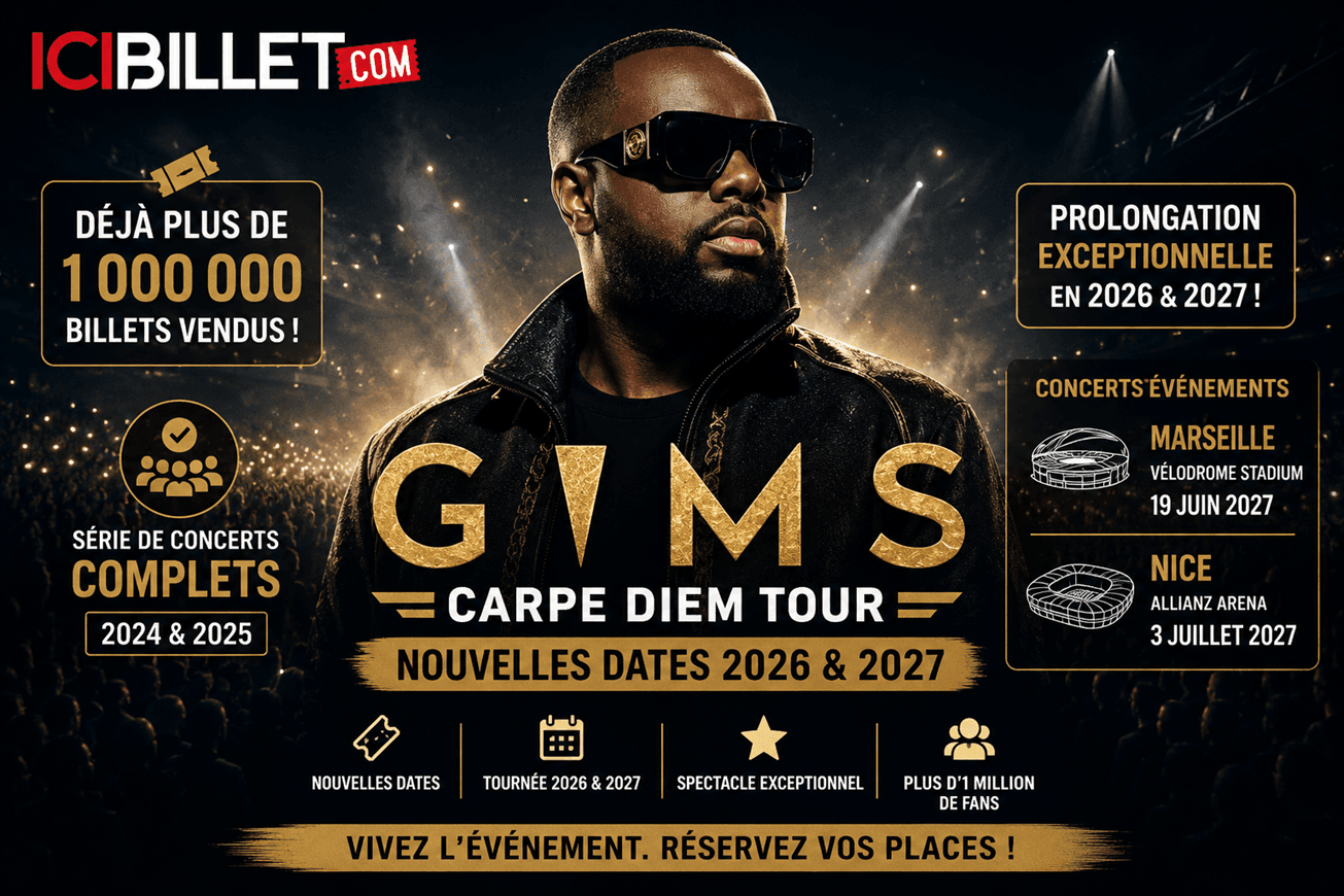 Voici les nouvelles dates du «  Carpe Diem Tour » de GIMS
