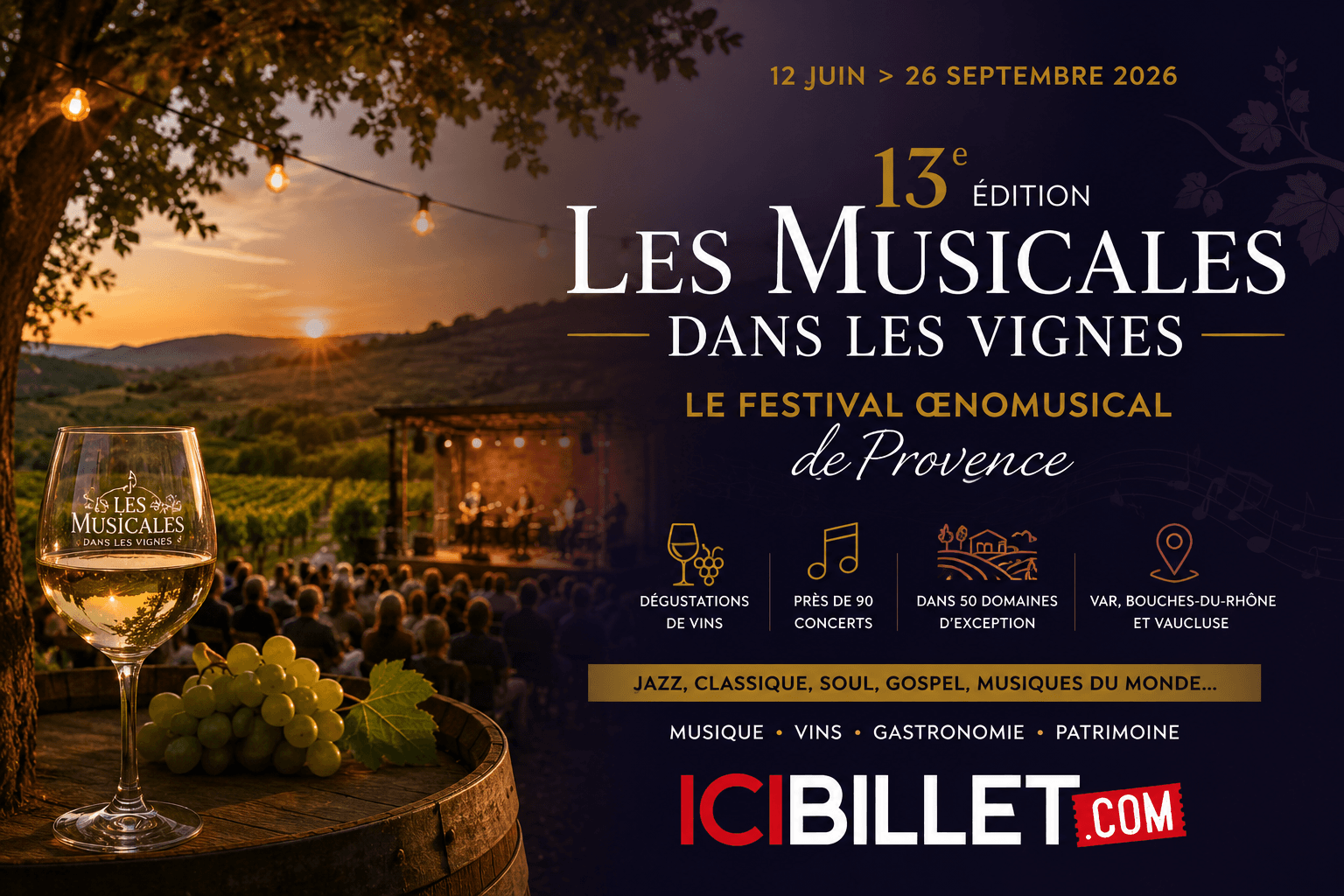 Le 13e Festival Les Musicales dans les Vignes célèbre l’art de vivre provençal