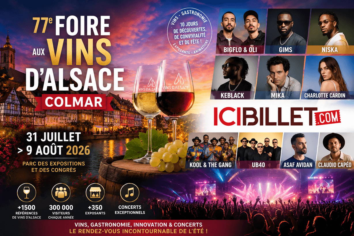 La 77e Foire aux Vins d’Alsace s’apprête à faire vibrer Colmar