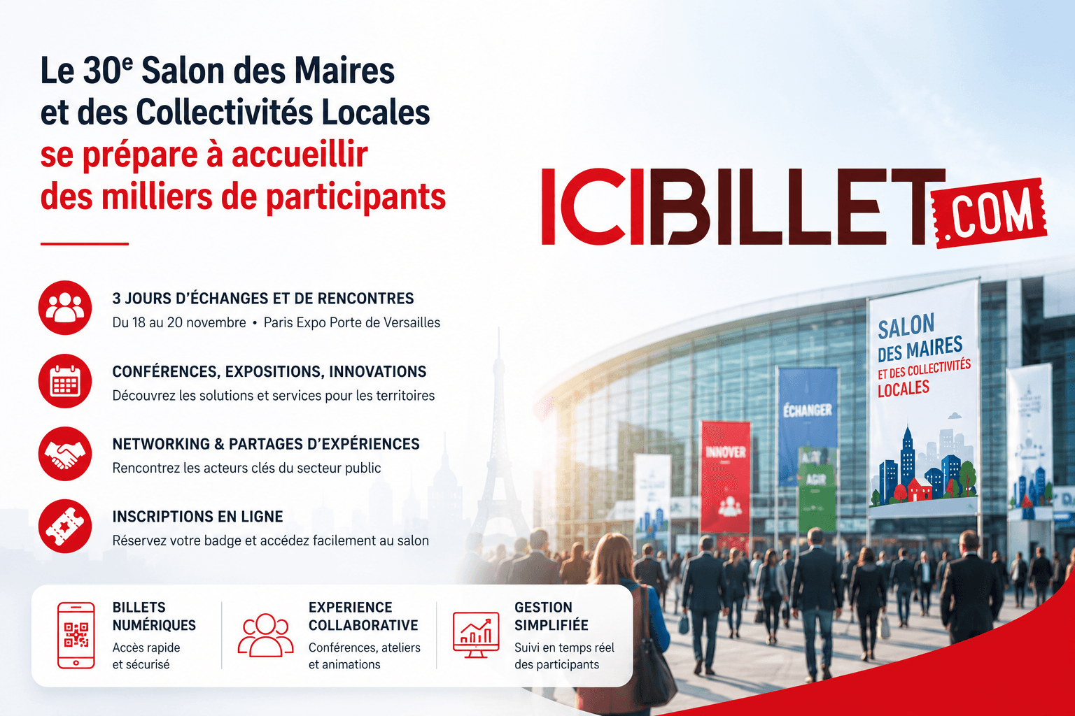 Le 30e Salon des Maires et des Collectivités Locales se prépare à accueillir des milliers de participants