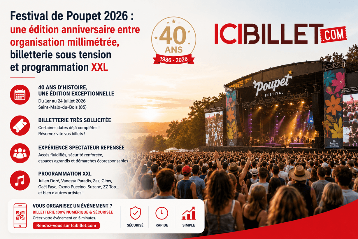 Festival de Poupet 2026 : une édition anniversaire entre organisation millimétrée, billetterie sous tension et programmation XXL