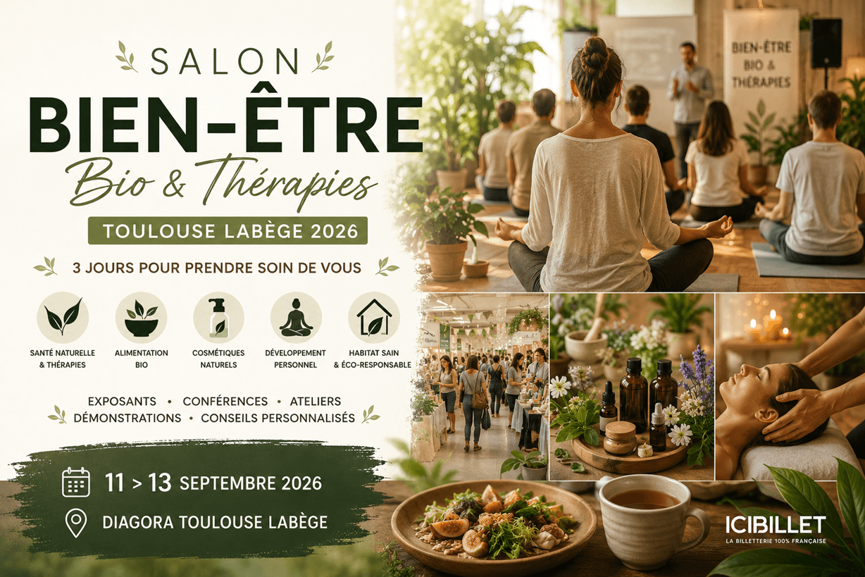 Salon du Bien-Être, Bio & Thérapies Toulouse Labège 2026 : réservez votre expérience bien-être dès maintenant