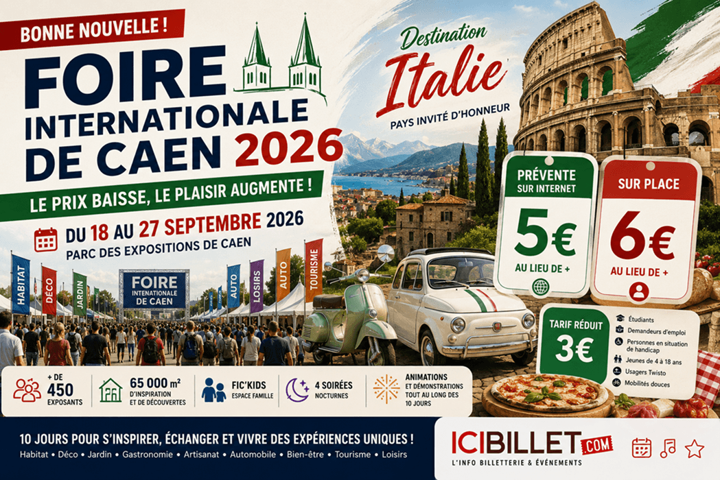 Foire internationale de Caen 2026 : des billets d’entrée moins chers pour attirer encore plus de visiteurs