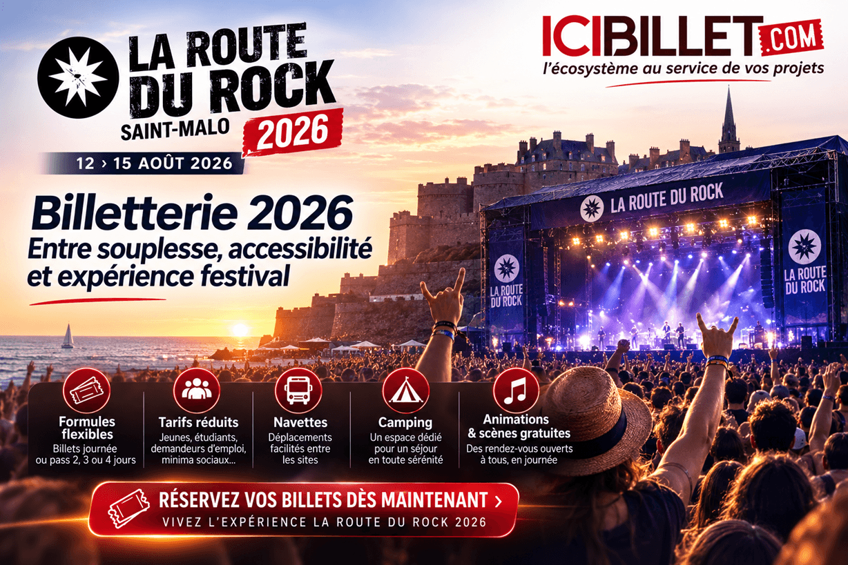 Billetterie La Route du Rock 2026 : entre souplesse, accessibilité et expérience festival