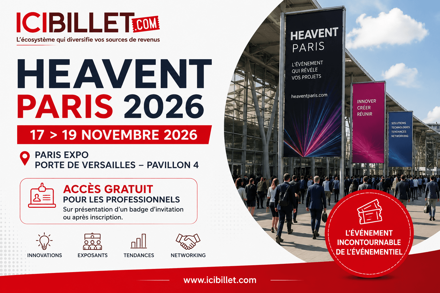 Heavent Paris 2026 : un accès entièrement gratuit pour les professionnels de l’événementiel