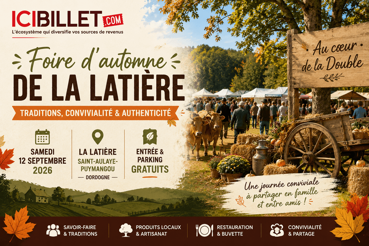 À La Latière, la foire d’automne joue la carte de la gratuité