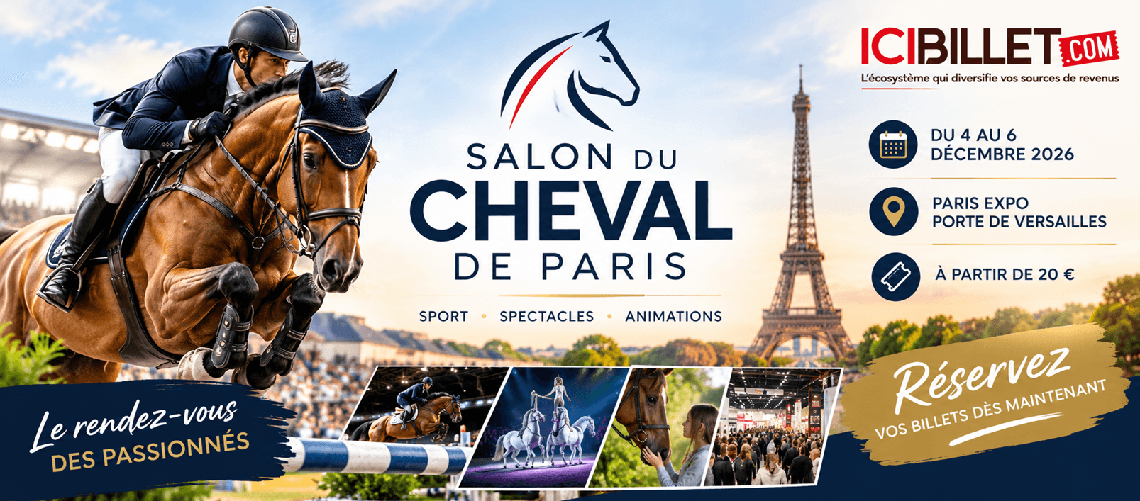 Salon du Cheval de Paris 2026 : trois jours de sport et de spectacle à Paris à partir de 20 €
