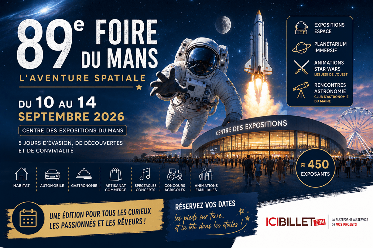 Billetterie : la 89ᵉ Foire du Mans ouvre ses portes… aux réservations