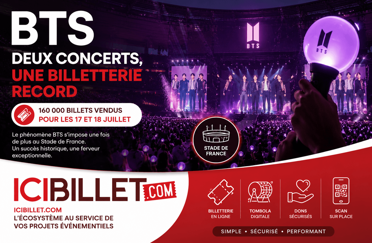 BTS : deux concerts, une billetterie record au Stade de France