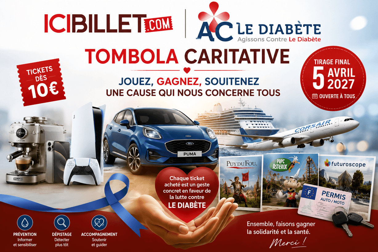 L’opération ACLeDiabète lance une grande tombola caritative au profit de la lutte contre le diabète