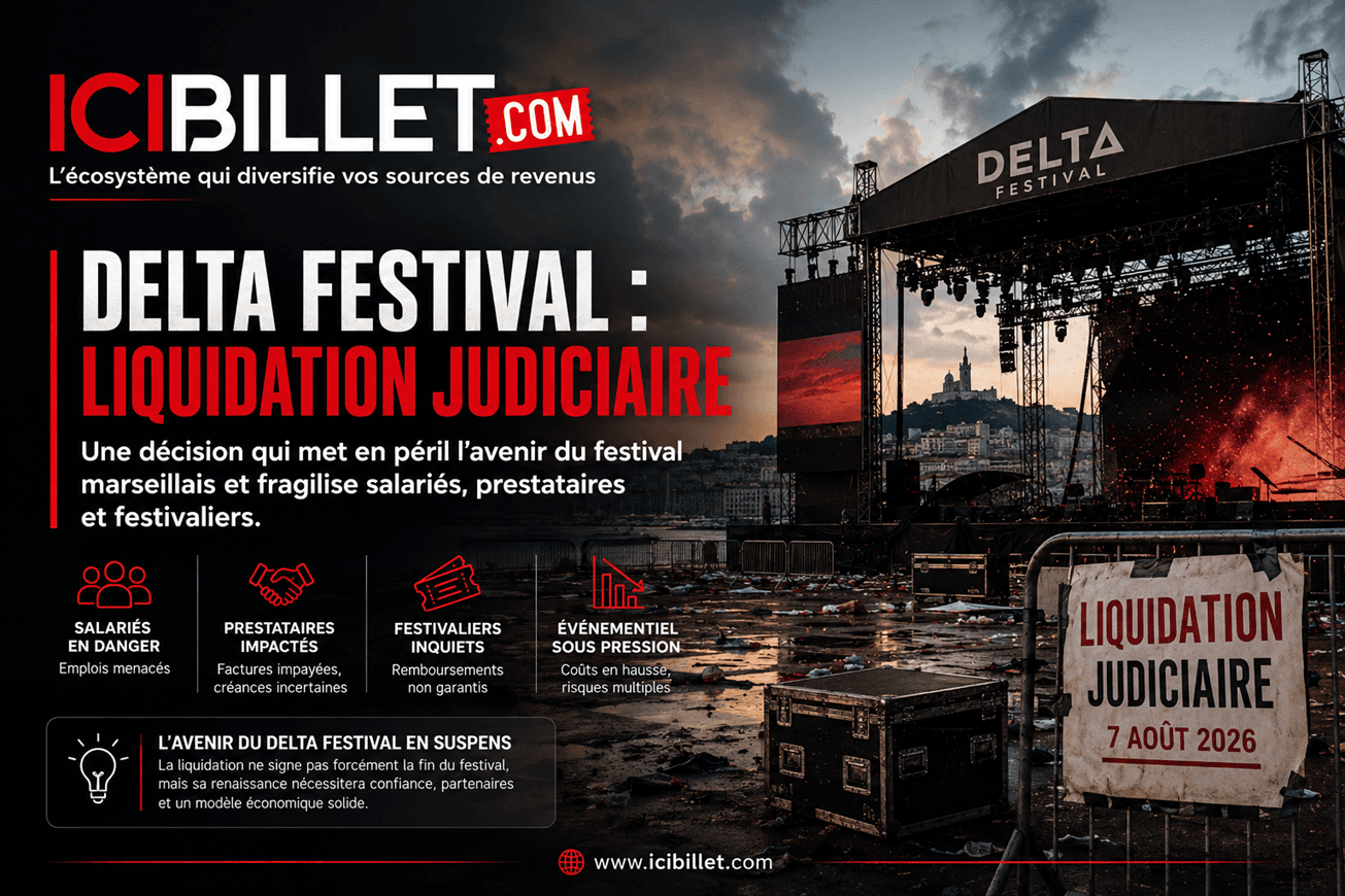 Le Delta Festival placé en liquidation judiciaire, les détenteurs de billets et les employés dans l’embarras