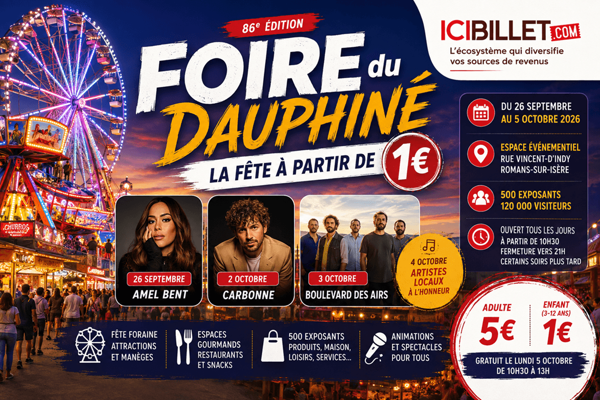 Foire du Dauphiné 2026 : la fête à partir de 1 euro