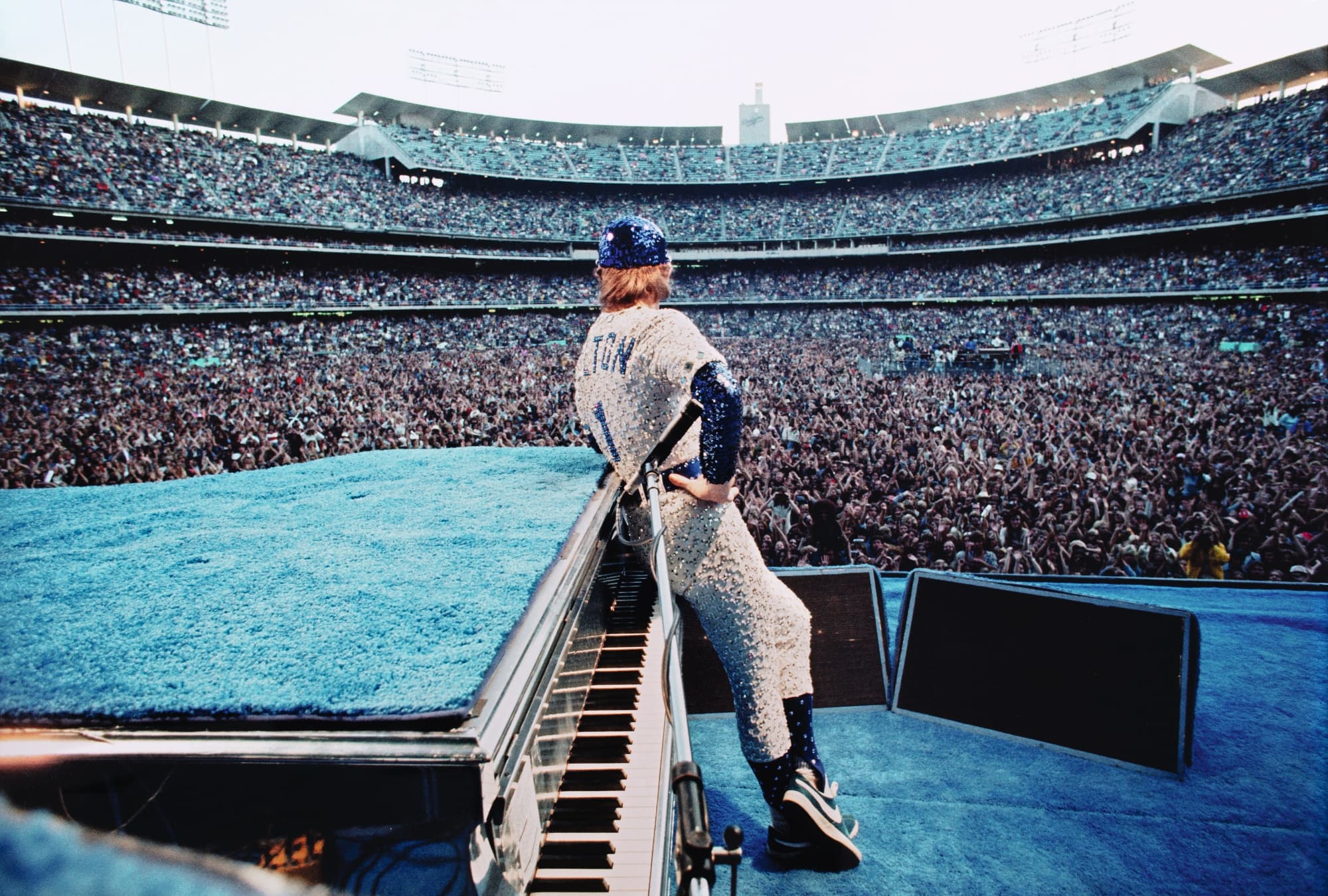 Elton John fait ses adieux à l’Amérique au Dodger Stadium de Los Angeles