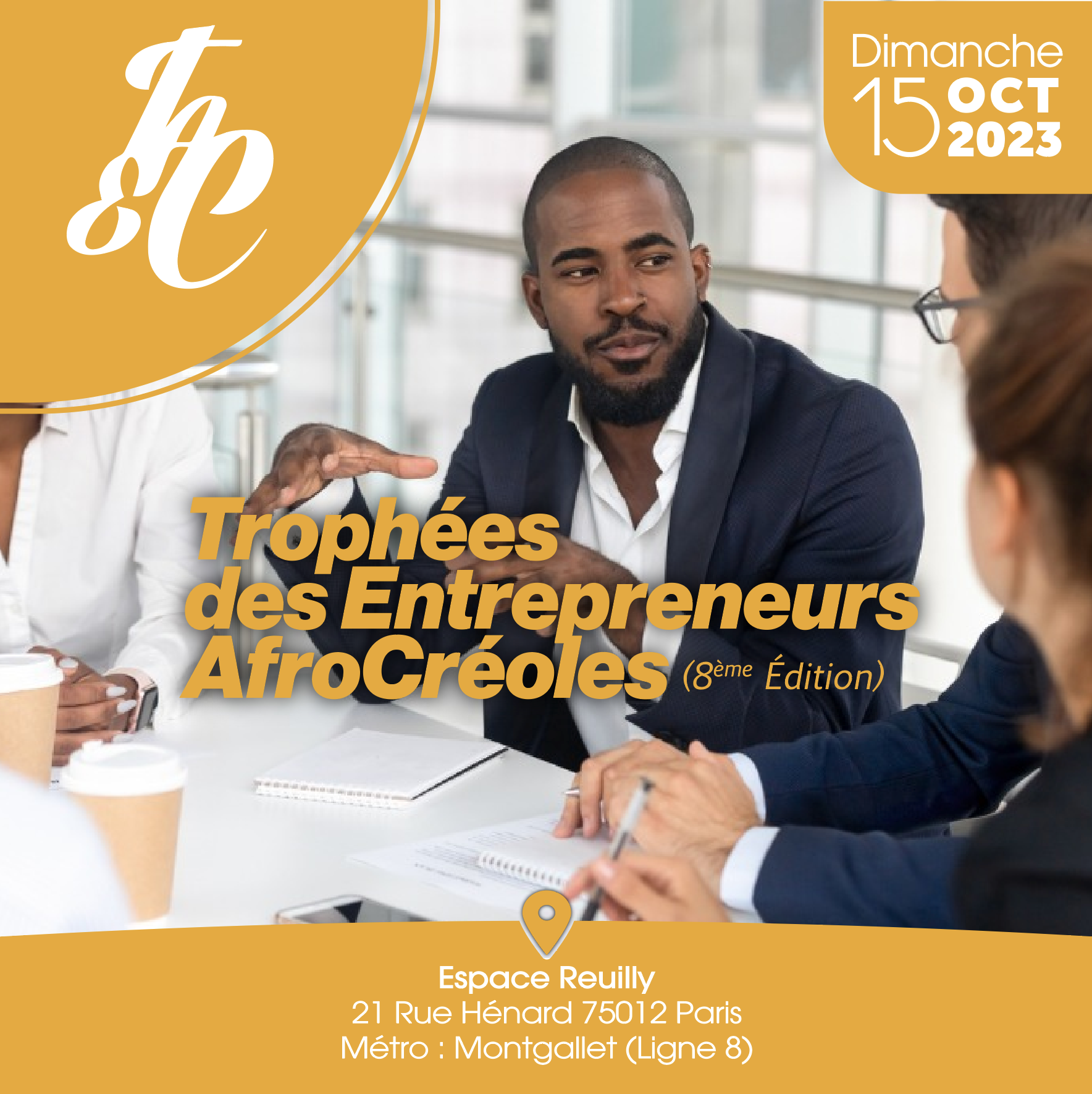La 8ème édition de la cérémonie des Trophées des Entrepreneurs Afro-Créoles le 15 octobre 2023