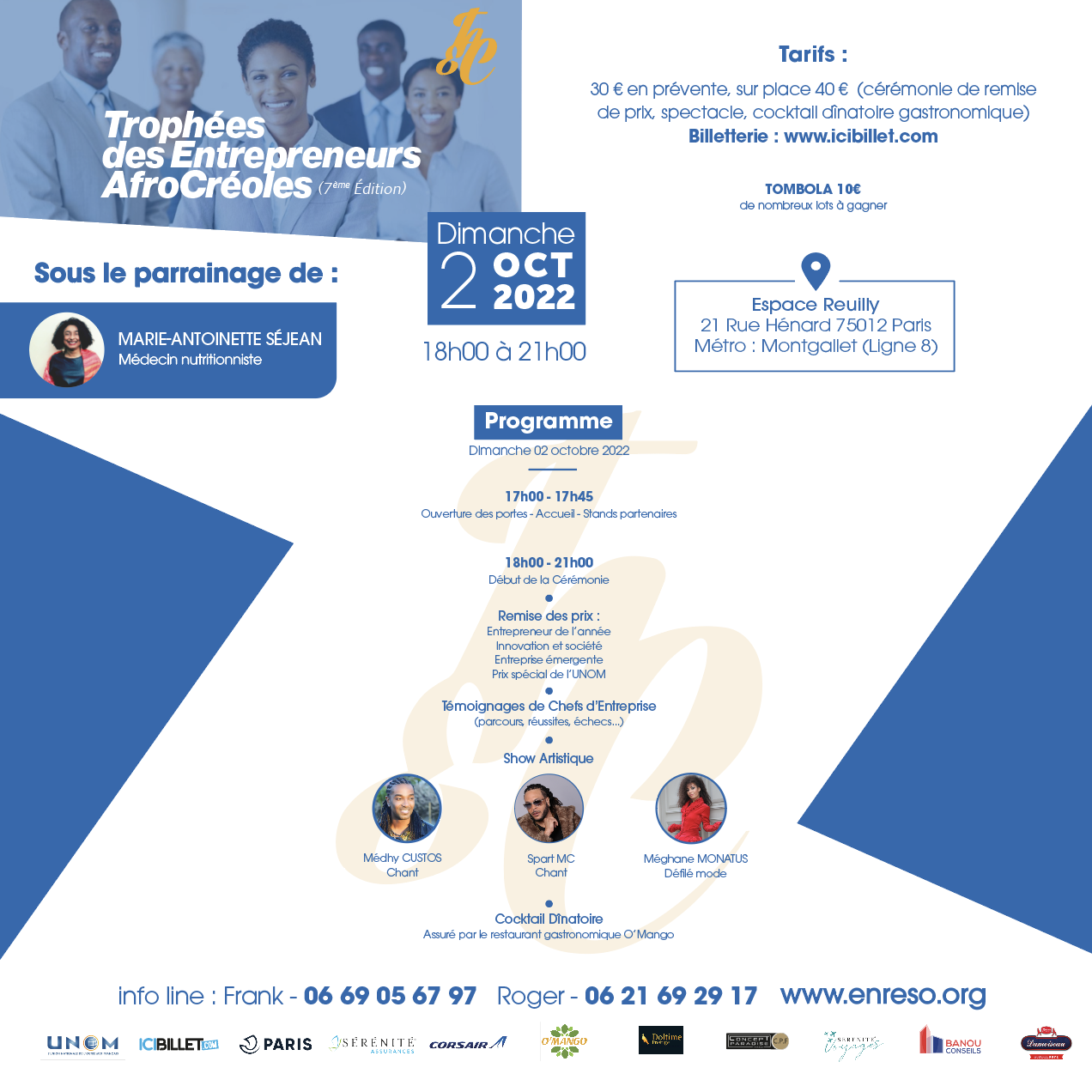 La cérémonie des Trophées des Entrepreneurs Afro-Créoles revient après deux ans d’absence